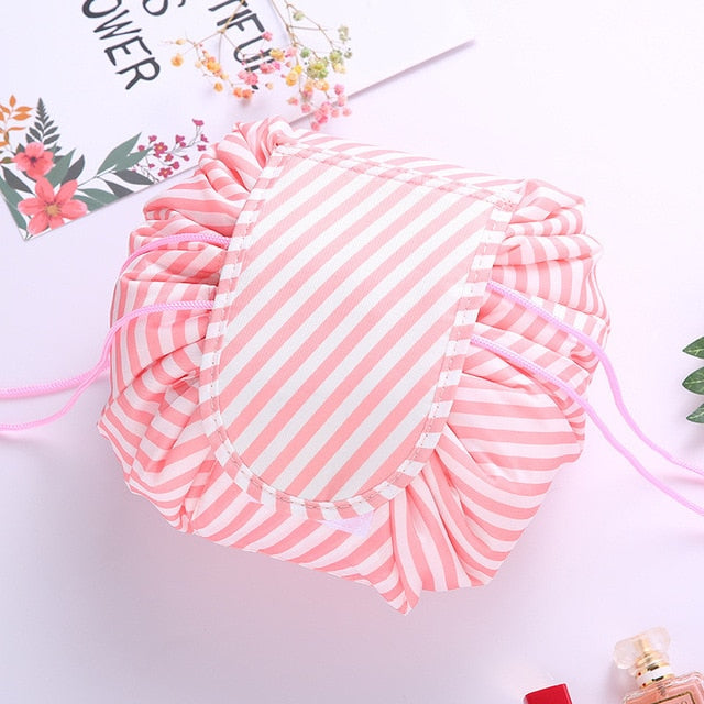 Do Not Miss Drop ship Women Drawstring Cosmetic Bag travel Organizer bag pouch Make Up Case Storage Makeup Bag Toiletry bag