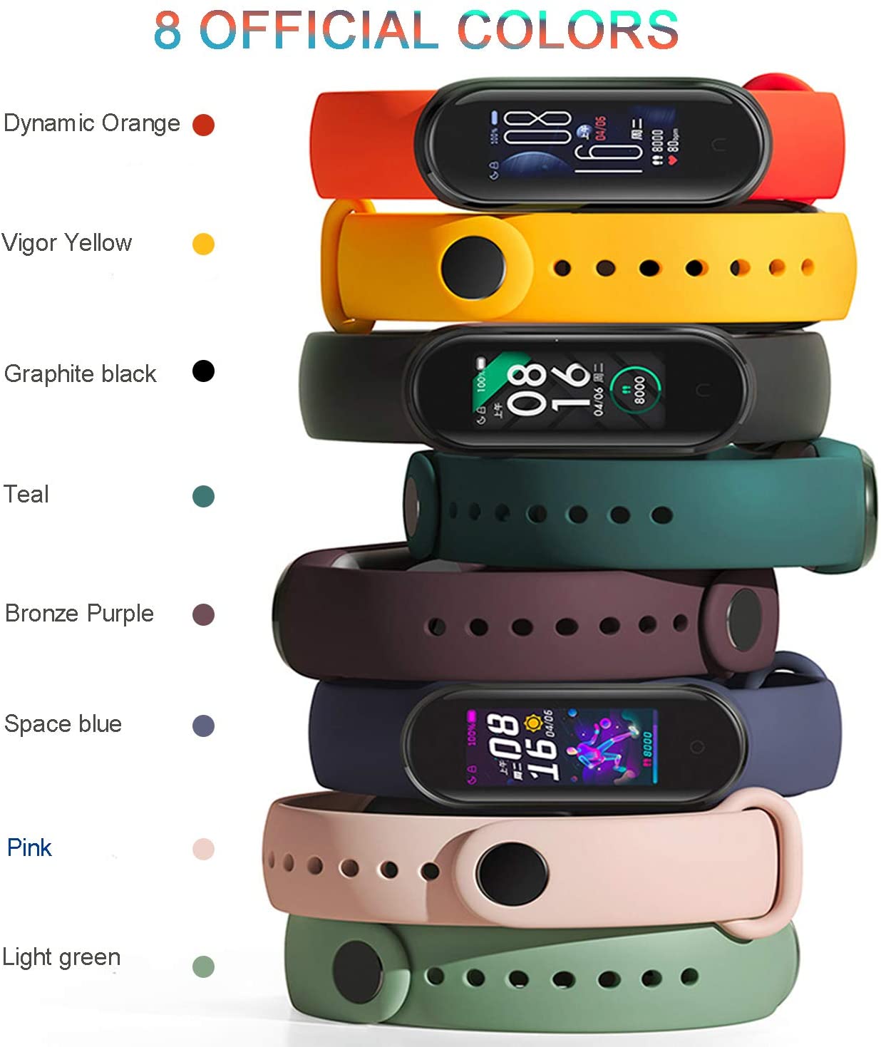 Correa para Xiaomi Mi Band 7 6 5 4 3 pulsera deportiva reloj correa de silicona para Xiaomi Mi Band 7 3 4 5 pulsera Mi Band 7 Correa 