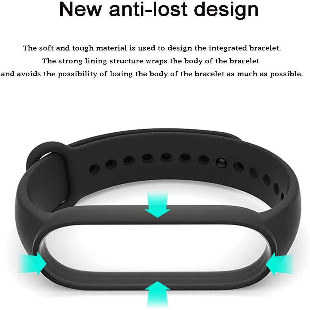 Correa para Xiaomi Mi Band 7 6 5 4 3 pulsera deportiva reloj correa de silicona para Xiaomi Mi Band 7 3 4 5 pulsera Mi Band 7 Correa 