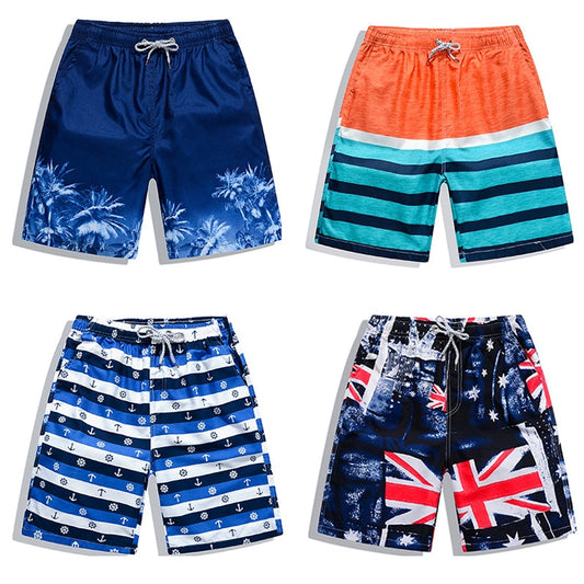 Summer Fitness Shorts Men Board Shorts Brand Swimwear Men Shorts Men Short Quick Dry Women Trunks Printed Boardshort