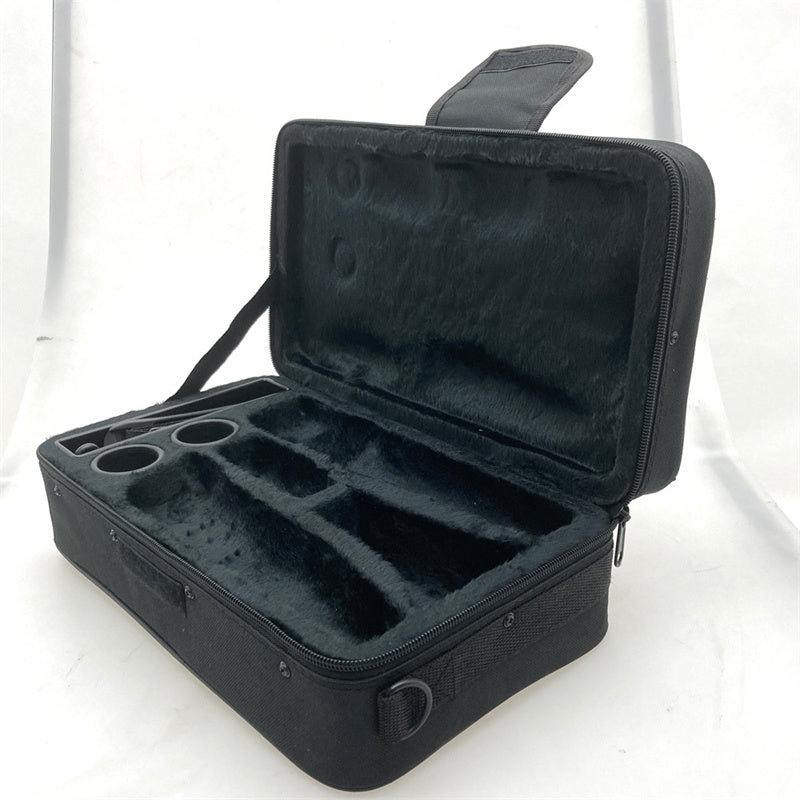 Portable Clarinet Case Bag Crossbody Black Pipe Cloth Box