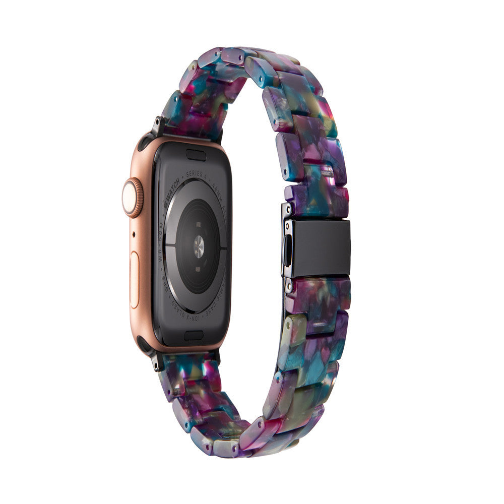 Applicable Apple iPhone Watch7 Smart Watch Band iWatch6543 Resin Strap Fashion Trend