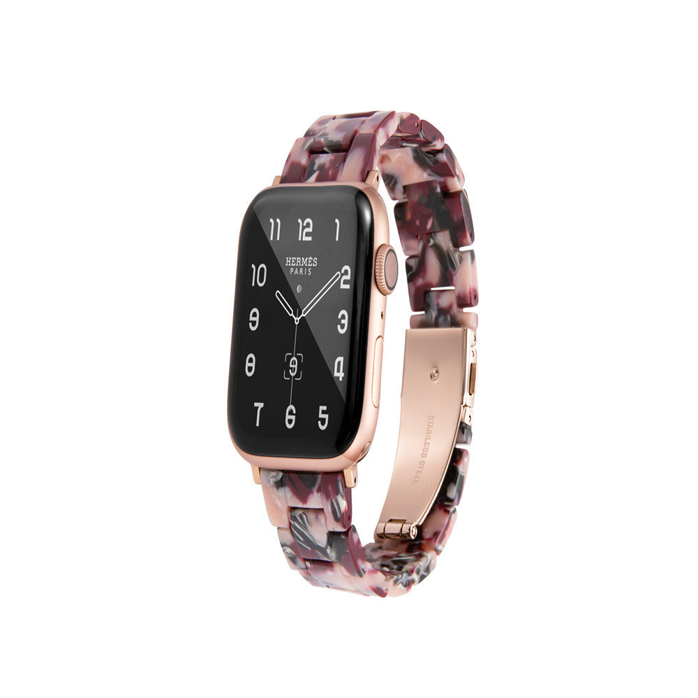 Applicable Apple iPhone Watch7 Smart Watch Band iWatch6543 Resin Strap Fashion Trend