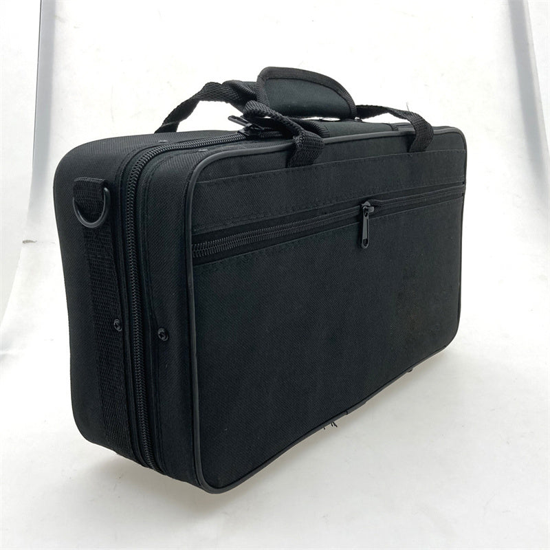 Portable Clarinet Case Bag Crossbody Black Pipe Cloth Box