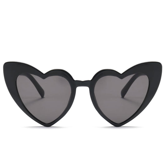 cat eye vintage heart shape sun glasses for women