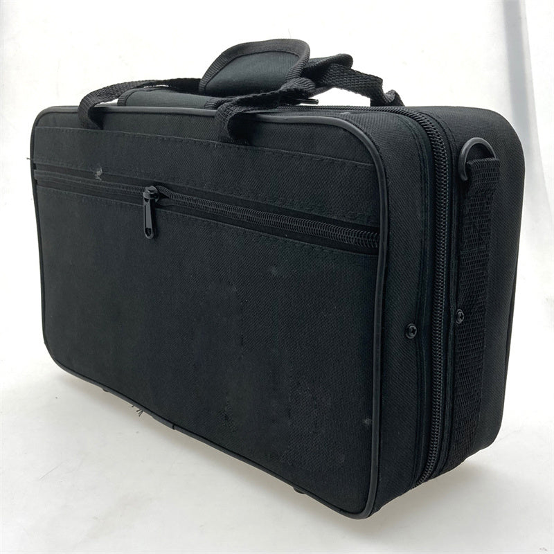 Portable Clarinet Case Bag Crossbody Black Pipe Cloth Box