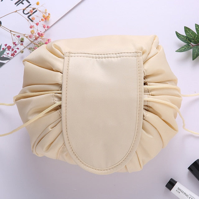 Do Not Miss Drop ship Women Drawstring Cosmetic Bag travel Organizer bag pouch Make Up Case Storage Makeup Bag Toiletry bag