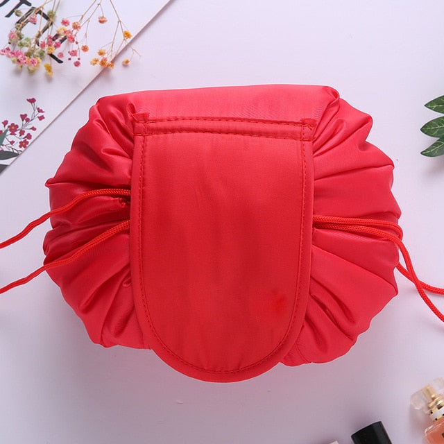 Do Not Miss Drop ship Women Drawstring Cosmetic Bag travel Organizer bag pouch Make Up Case Storage Makeup Bag Toiletry bag