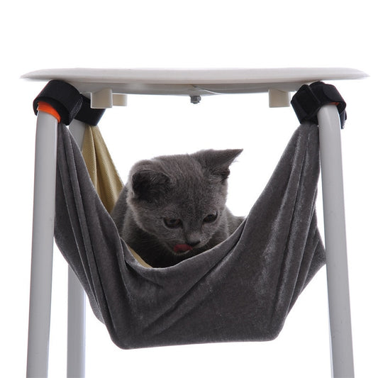 Cat Bed Pet Kitten Cat Hammock Removable Hanging Soft Bed Cages for Chair Kitty Rat Small Pets Swing