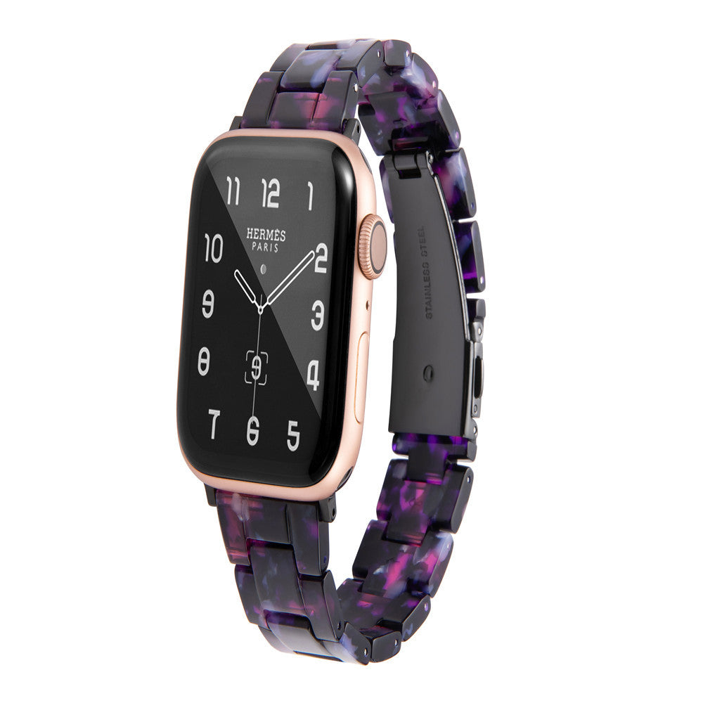 Applicable Apple iPhone Watch7 Smart Watch Band iWatch6543 Resin Strap Fashion Trend