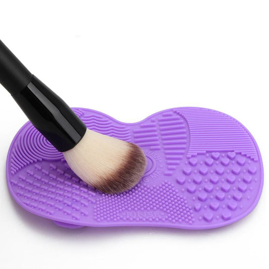 Silicone Brush Cleaner Mat Washing Tools for Cosmetic Make up Eyebrow Brushes Cleaning