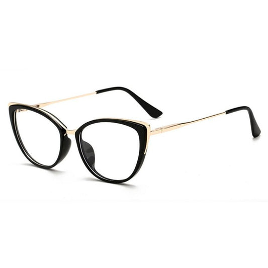 Anti-blue Light Cat Eye Spectacle Women Lens Glasses