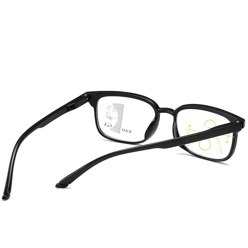 Ahora Reading Glasses Men Women Anti Blue Light Eyewear Glasses Smart Zoom Titanium Progressive Multifocal Presbyopia Eyeglasses