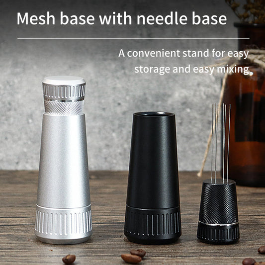 Netted Cloth Powder Needle With Base Stainless Steel Needle Alloy Coffee Cloth Powder Machine Coffee Stirring Powder Needle